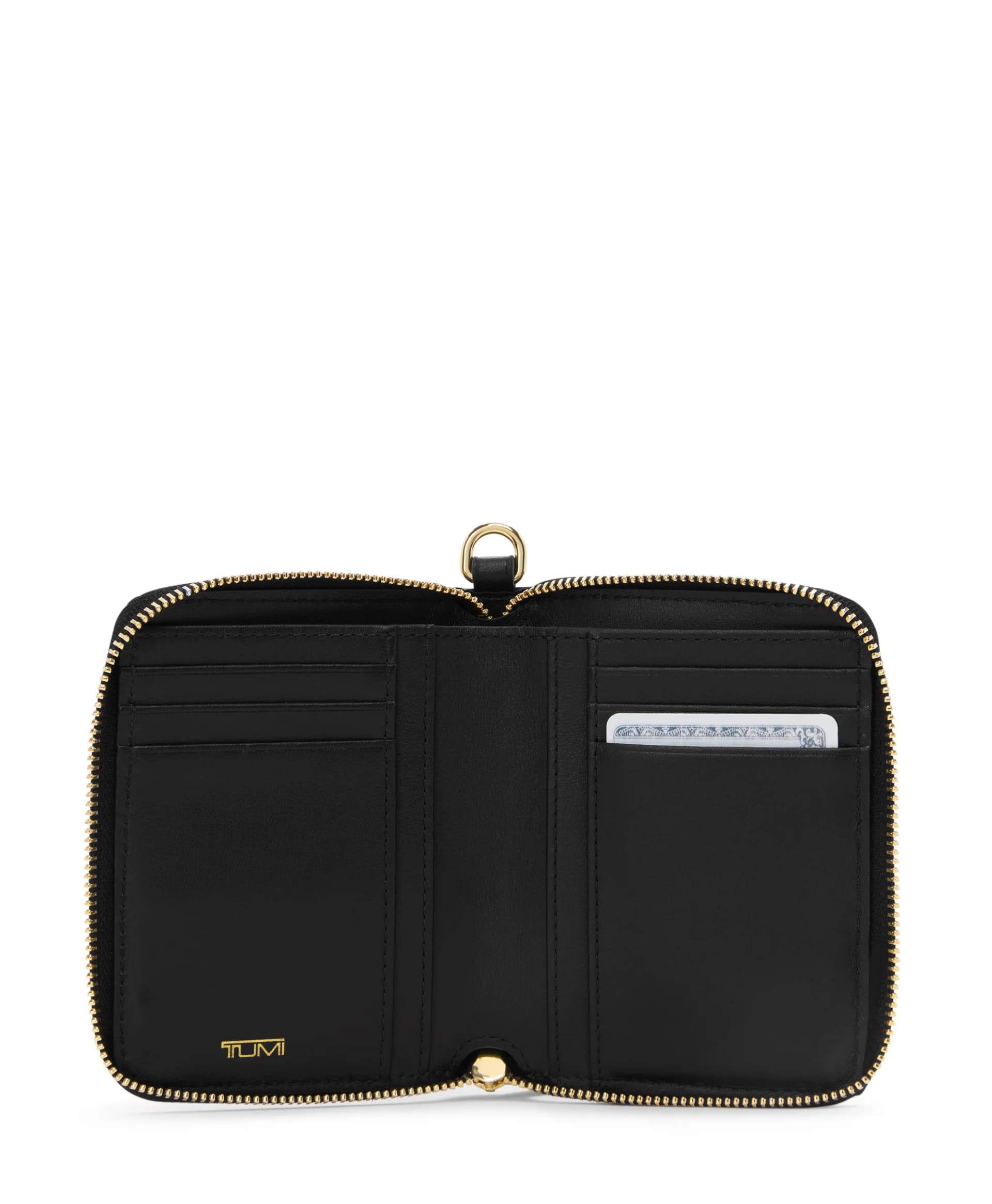 Voyageur SLG – Portefeuille Bifold Noir et Or