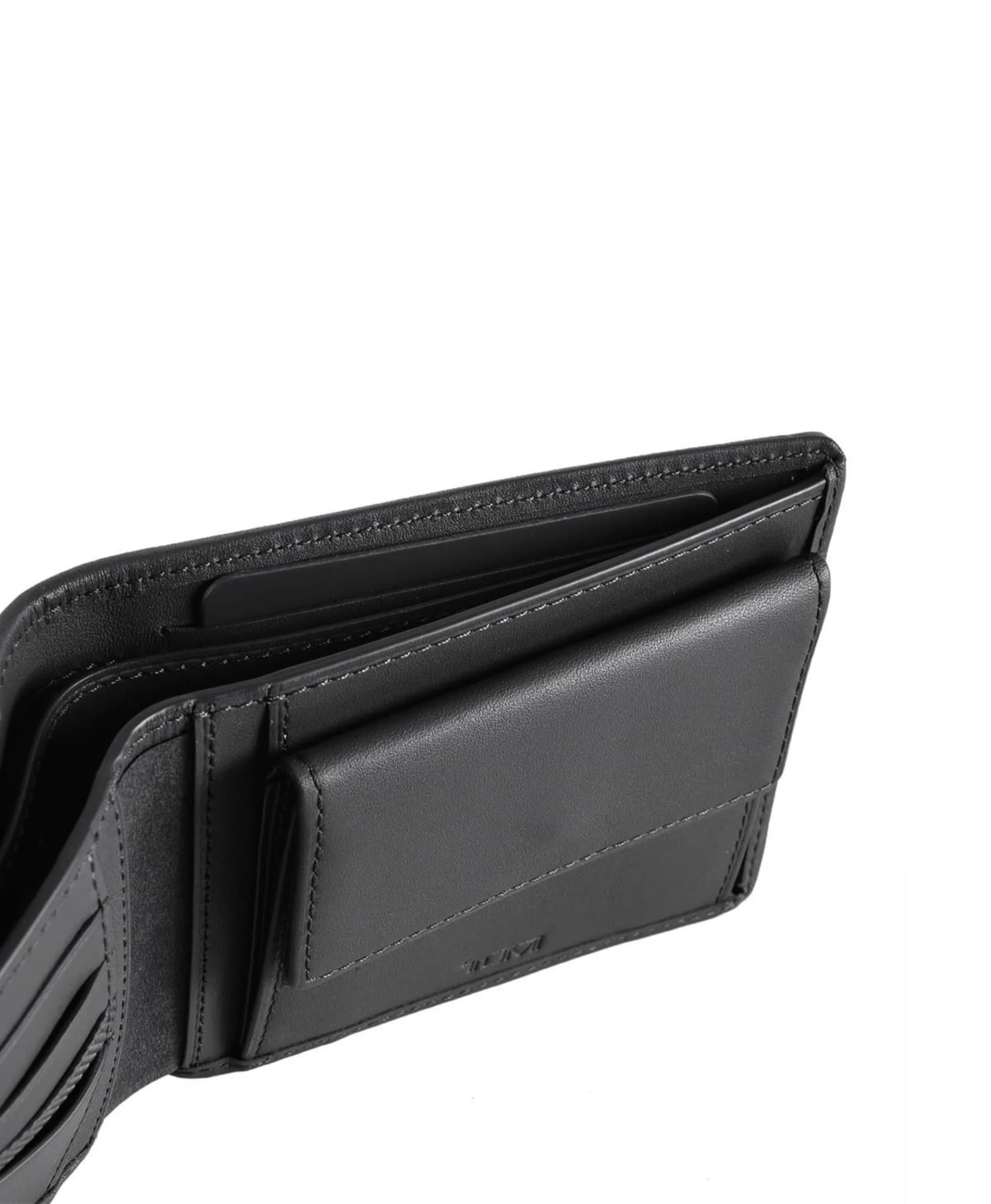 Alpha SLG – Portefeuille avec Porte-Monnaie Navy et Gris