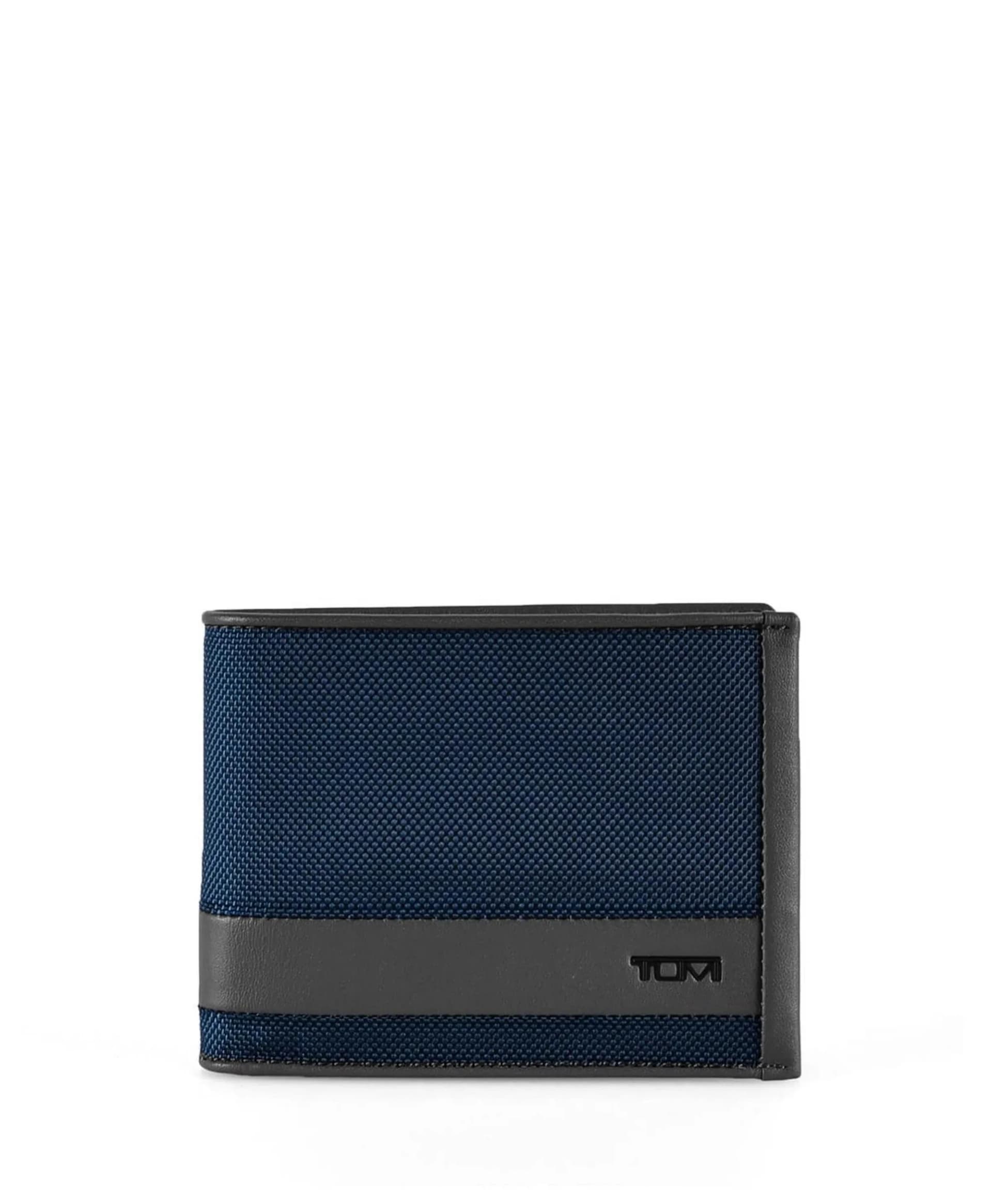 Alpha SLG – Portefeuille avec Porte-Monnaie Navy et Gris