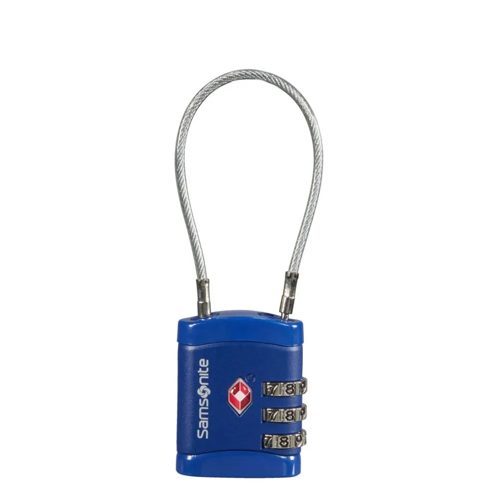 Global TA – Cadenas TSA à Code 3 Chiffres Bleu Nuit